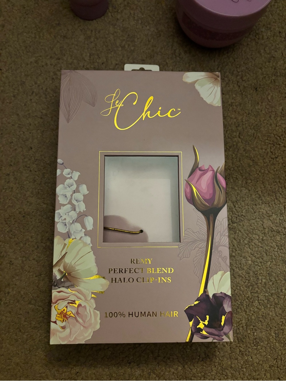 Le Chic Remy perfect blend halo clip in extensions